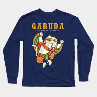 Siamese Cat Garuda Long Sleeve T-Shirt